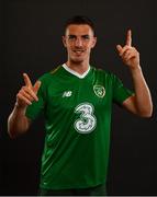 4 September 2018; Ciaran Clark of Republic of Ireland poses during a squad portrait session at their team hotel in Dublin. Photo by Stephen McCarthy/Sportsfile
