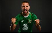4 September 2018; Conor Hourihane of Republic of Ireland poses during a squad portrait session at their team hotel in Dublin. Photo by Stephen McCarthy/Sportsfile