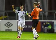 4 September 2018; Andy Lyons, left, and Sean Bohan of Bohemians celebrate their side's first goal during the SSE Airtricity League U19 Enda McQuill Cup Final match between St. Patrick's Athletic and Bohemians at Richmond Park in Inchicore, Dublin. Photo by Sam Barnes/Sportsfile
