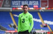 5 September 2018; Alan Browne during a Republic of Ireland training session at Cardiff City Stadium in Cardiff, Wales. Photo by Stephen McCarthy/Sportsfile