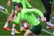 5 September 2018; Seamus Coleman during a Republic of Ireland training session at Cardiff City Stadium in Cardiff, Wales. Photo by Stephen McCarthy/Sportsfile