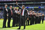 2 September 2018; Gary Coleman of the Derry 1993 All-Ireland winning team who were honoured prior to the GAA Football All-Ireland Senior Championship Final match between Dublin and Tyrone at Croke Park in Dublin. Photo by Brendan Moran/Sportsfile