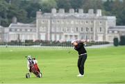 6 September 2018; Nicolai Hojgaard of Denmark plays his second shot from the 12th fairway during the 2018 World Amateur Team Golf Championships at Carton House in Maynooth, Co Kildare. Photo by Matt Browne/Sportsfile