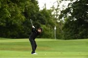 6 September 2018; John Axelsen of Denmark plays his second shot from the 12th fairway during the 2018 World Amateur Team Golf Championships at Carton House in Maynooth, Co Kildare. Photo by Matt Browne/Sportsfile