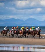 6 September 2018; Runners and riders during the O'Neills Sports 100 Years Centenary (Q.R.) Handicap during the Laytown Strand Races at Laytown in Meath. Photo by David Fitzgerald/Sportsfile