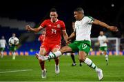 6 September 2018; Jonathan Walters of Republic of Ireland in action against Connor Roberts of Wales during the UEFA Nations League match between Wales and Republic of Ireland at the Cardiff City Stadium in Cardiff, Wales. Photo by Stephen McCarthy/Sportsfile