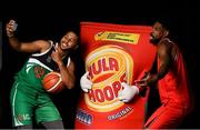 5 September 2018; Mouth-watering opening round Hula Hoops National Cup clash in store as Tralee drawn against Templeogue and Glanmire face Killester. There will be a mouth-watering opening to the 2018/19 Hula Hoops Men’s National Cup this season as reigning champions Templeogue will host Garvey’s Tralee Warriors in a hugely-anticipated clash. The draw was made at the National Basketball Arena in Tallaght this afternoon as part of the official launch of the 2018/19 Basketball Ireland season, which sees a huge 49 clubs competing in the senior National League and Cups this year.   Today’s Cup draws dished up a number of interesting clashes across the board, with last year’s Pat Duffy Cup runners up UCD Marian facing Moycullen, while Belfast Star will host Neptune. In the Women’s National Cup there are some big clashes in store with the draw pitting Ambassador UCC Glanmire against Pyrobel Killester in the opening round, while Marble City Hawks and Fr Mathews – who met each other five times last season between the Cup and the regular season, and have faced each other every year for the past four years in National Cup – will face each other yet again. Pictured are Andrew Curiel of LIT and Justin Goldsborough of Bad Bobs Tolka Rovers. Photo by Sam Barnes/Sportsfile