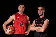 5 September 2018; Mouth-watering opening round Hula Hoops National Cup clash in store as Tralee drawn against Templeogue and Glanmire face Killester. There will be a mouth-watering opening to the 2018/19 Hula Hoops Men’s National Cup this season as reigning champions Templeogue will host Garvey’s Tralee Warriors in a hugely-anticipated clash. The draw was made at the National Basketball Arena in Tallaght this afternoon as part of the official launch of the 2018/19 Basketball Ireland season, which sees a huge 49 clubs competing in the senior National League and Cups this year.   Today’s Cup draws dished up a number of interesting clashes across the board, with last year’s Pat Duffy Cup runners up UCD Marian facing Moycullen, while Belfast Star will host Neptune. In the Women’s National Cup there are some big clashes in store with the draw pitting Ambassador UCC Glanmire against Pyrobel Killester in the opening round, while Marble City Hawks and Fr Mathews – who met each other five times last season between the Cup and the regular season, and have faced each other every year for the past four years in National Cup – will face each other yet again. Pictured are John McCarthy and Aaron Whelan of IT Carlow Basketball. Photo by Sam Barnes/Sportsfile