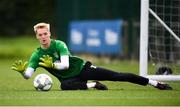 7 September 2018; Caoimhin Kelleher during a Republic of Ireland training session at Dragon Park in Newport, Wales. Photo by Stephen McCarthy/Sportsfile