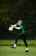 7 September 2018; Caoimhin Kelleher during a Republic of Ireland training session at Dragon Park in Newport, Wales. Photo by Stephen McCarthy/Sportsfile