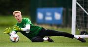 7 September 2018; Caoimhin Kelleher during a Republic of Ireland Training Session at Dragon Park in Newport, Wales. Photo by Stephen McCarthy/Sportsfile