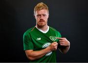 7 September 2018; Daryl Horgan of Republic of Ireland poses during a squad portrait session at their team hotel. Photo by Stephen McCarthy/Sportsfile