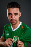 7 September 2018; Enda Stevens of Republic of Ireland poses during a squad portrait session at their team hotel. Photo by Stephen McCarthy/Sportsfile