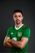 7 September 2018; Enda Stevens of Republic of Ireland poses during a squad portrait session at their team hotel. Photo by Stephen McCarthy/Sportsfile