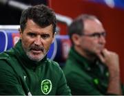 6 September 2018; Republic of Ireland assistant manager Roy Keane and manager Martin O'Neill, right, prior to the UEFA Nations League match between Wales and Republic of Ireland at the Cardiff City Stadium in Cardiff, Wales. Photo by Stephen McCarthy/Sportsfile