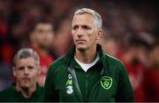 6 September 2018; Republic of Ireland physiotherapist Colin Dunleavy prior to the UEFA Nations League match between Wales and Republic of Ireland at the Cardiff City Stadium in Cardiff, Wales. Photo by Stephen McCarthy/Sportsfile