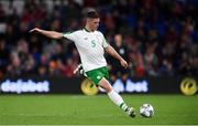 6 September 2018; Ciaran Clark of Republic of Ireland during the UEFA Nations League match between Wales and Republic of Ireland at the Cardiff City Stadium in Cardiff, Wales. Photo by Stephen McCarthy/Sportsfile