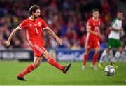 6 September 2018; Joe Allen of Wales during the UEFA Nations League match between Wales and Republic of Ireland at the Cardiff City Stadium in Cardiff, Wales. Photo by Stephen McCarthy/Sportsfile