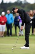 7 September 2018; Nicolai Hojgaard of Denmark watches his putt on the 10th green during the 2018 World Amateur Team Golf Championships - Eisenhower Trophy competition at Carton House in Maynooth, Co Kildare. Photo by Matt Browne/Sportsfile