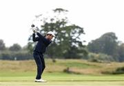 7 September 2018; Giovanni Manzoni of Italy tees off from the 16th during the 2018 World Amateur Team Golf Championships - Eisenhower Trophy competition at Carton House in Maynooth, Co Kildare. Photo by Matt Browne/Sportsfile