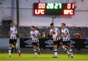 7 September 2018; Patrick Hoban of Dundalk celebrates after scoring his side's second goal during the Irish Daily Mail FAI Cup Quarter-Final match between Limerick and Dundalk at the Markets Field in Limerick. Photo by Eóin Noonan/Sportsfile