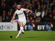 7 September 2018; John Cooney of Ulster kicks a conversion during the Guinness PRO14 Round 2 match between Ulster and Edinburgh Rugby at the Kingspan Stadium in Belfast. Photo by Oliver McVeigh/Sportsfile