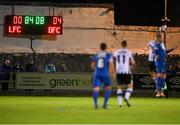 7 September 2018; A general view of the scoreboard towards the end of the game during the Irish Daily Mail FAI Cup Quarter-Final match between Limerick and Dundalk at the Markets Field in Limerick. Photo by Eóin Noonan/Sportsfile