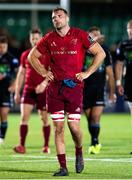 7 September 2018; A dejected Tadhg Beirne of Munster following the Guinness PRO14 Round 2 match between Glasgow Warriors and Munster at Scotstoun Stadium in Glasgow, Scotland. Photo by Kenny Smith/Sportsfile