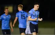 7 September 2018; UCD captain Gary O'Neill celebrates after the Irish Daily Mail FAI Cup Quarter-Final match between UCD and Waterford at the UCD Bowl in Dublin. Photo by Piaras Ó Mídheach/Sportsfile