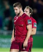 7 September 2018; A dejected Rhys Marshall of Munster following the Guinness PRO14 Round 2 match between Glasgow Warriors and Munster at Scotstoun Stadium in Glasgow, Scotland. Photo by Kenny Smith/Sportsfile