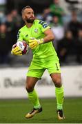 28 August 2018; Alan Mannus of Shamrock Rovers during the SSE Airtricity Premier Division match between Dundalk and Shamrock Rovers at Oriel Park in Dundalk, Louth. Photo by Stephen McCarthy/Sportsfile