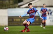 24 August 2018; Conor Kane of Drogheda United during the Irish Daily Mail FAI Cup Second Round match between Drogheda United and Waterford at United Park in Drogheda, Louth. Photo by Stephen McCarthy/Sportsfile