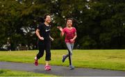 8 September 2018; parkrun Ireland in partnership with Vhi, added their 96th event on Saturday, 8th September, with the introduction of the Mungret parkrun in Co. Limerick. parkruns take place over a 5km course weekly, are free to enter and are open to all ages and abilities, providing a fun and safe environment to enjoy exercise. To register for a parkrun near you visit www.parkrun.ie. Pictured during the Mungret parkrun are Jessica Wong with her daughter Jade You, aged 10, from Raheen, Limerick. Photo by Diarmuid Greene/Sportsfile