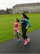 8 September 2018; parkrun Ireland in partnership with Vhi, added their 96th event on Saturday, 8th September, with the introduction of the Mungret parkrun in Co. Limerick. parkruns take place over a 5km course weekly, are free to enter and are open to all ages and abilities, providing a fun and safe environment to enjoy exercise. To register for a parkrun near you visit www.parkrun.ie. Pictured during the Mungret parkrun are Jessica Wong with her daughter Jade You, aged 10, from Raheen, Limerick. Photo by Diarmuid Greene/Sportsfile