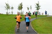 8 September 2018; parkrun Ireland in partnership with Vhi, added their 96th event on Saturday, 8th September, with the introduction of the Mungret parkrun in Co. Limerick. parkruns take place over a 5km course weekly, are free to enter and are open to all ages and abilities, providing a fun and safe environment to enjoy exercise. To register for a parkrun near you visit www.parkrun.ie. Pictured are participants during the Mungret parkrun. Photo by Diarmuid Greene/Sportsfile