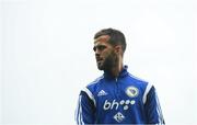 8 September 2018; Miralem Pjanic of Bosnia and Herzegovina prior to the UEFA Nations League B Group 3 match between Northern Ireland and Bosnia & Herzegovina at Windsor Park in Belfast, Northern Ireland. Photo by David Fitzgerald/Sportsfile