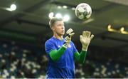 8 September 2018; Bailey Peacock-Farrell of Northern Ireland prior to the UEFA Nations League B Group 3 match between Northern Ireland and Bosnia & Herzegovina at Windsor Park in Belfast, Northern Ireland. Photo by David Fitzgerald/Sportsfile