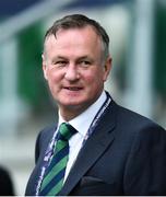 8 September 2018; Northern Ireland manager Michael O'Neill prior to the UEFA Nations League B Group 3 match between Northern Ireland and Bosnia & Herzegovina at Windsor Park in Belfast, Northern Ireland. Photo by David Fitzgerald/Sportsfile