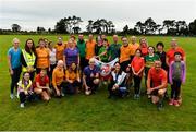 8 September 2018; parkrun Ireland in partnership with Vhi, added their 96th event on Saturday, 8th September, with the introduction of the Mungret parkrun in Co. Limerick. parkruns take place over a 5km course weekly, are free to enter and are open to all ages and abilities, providing a fun and safe environment to enjoy exercise. To register for a parkrun near you visit www.parkrun.ie. Pictured after the Mungret parkrun are the Tralee parkrun team along with Mungret parkrun event director Tonya Power. Photo by Diarmuid Greene/Sportsfile