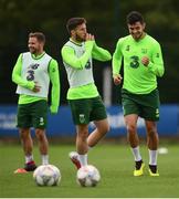 8 September 2018; John Egan during a Republic of Ireland training session at Dragon Park in Newport, Wales. Photo by Stephen McCarthy/Sportsfile