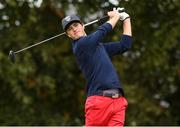 8 September 2018; Cole Hammer of USA watches his tee shot from the 3rd during the 2018 World Amateur Team Golf Championships - Eisenhower Trophy competition at Carton House in Maynooth, Co Kildare. Photo by Matt Browne/Sportsfile