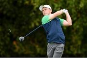 8 September 2018; Conor Purcell of Ireland watches his tee shot from the 11th during the 2018 World Amateur Team Golf Championships - Eisenhower Trophy competition at Carton House in Maynooth, Co Kildare. Photo by Matt Browne/Sportsfile