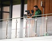 8 September 2018;  Republic of Ireland video analyst Ger Dunne during a Republic of Ireland training session at Dragon Park in Newport, Wales. Photo by Stephen McCarthy/Sportsfile