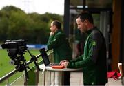 8 September 2018; Republic of Ireland performance analyst Ger Dunne during a Republic of Ireland training session at Dragon Park in Newport, Wales. Photo by Stephen McCarthy/Sportsfile