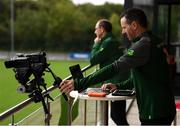 8 September 2018; Republic of Ireland performance analyst Ger Dunne during a Republic of Ireland training session at Dragon Park in Newport, Wales. Photo by Stephen McCarthy/Sportsfile