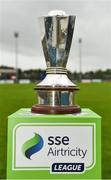 8 September 2018; A general view of the Mark Farren Memorial Cup before the SSE Airtricity League U17 Mark Farren Memorial Cup Final match between Finn Harps and Cork City at Finn Park in Ballybofey, Co Donegal. Photo by Oliver McVeigh/Sportsfile