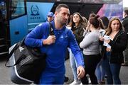 8 September 2018; Dave Kearney of Leinster arrives prior to the Guinness PRO14 Round 2 match between Scarlets and Leinster at Parc y Scarlets in Llanelli, Wales. Photo by Stephen McCarthy/Sportsfile