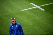 8 September 2018; Jordan Larmour of Leinster prior to the Guinness PRO14 Round 2 match between Scarlets and Leinster at Parc y Scarlets in Llanelli, Wales. Photo by Stephen McCarthy/Sportsfile