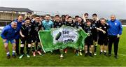 8 September 2018; Finn Harps celebrate with the Mark Farren Memorial Cup after the SSE Airtricity League U17 Mark Farren Memorial Cup Final match between Finn Harps and Cork City at Finn Park in Ballybofey, Co Donegal. Photo by Oliver McVeigh/Sportsfile