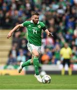 8 September 2018; Stuart Dallas of Northern Ireland during the UEFA Nations League B Group 3 match between Northern Ireland and Bosnia & Herzegovina at Windsor Park in Belfast, Northern Ireland. Photo by David Fitzgerald/Sportsfile